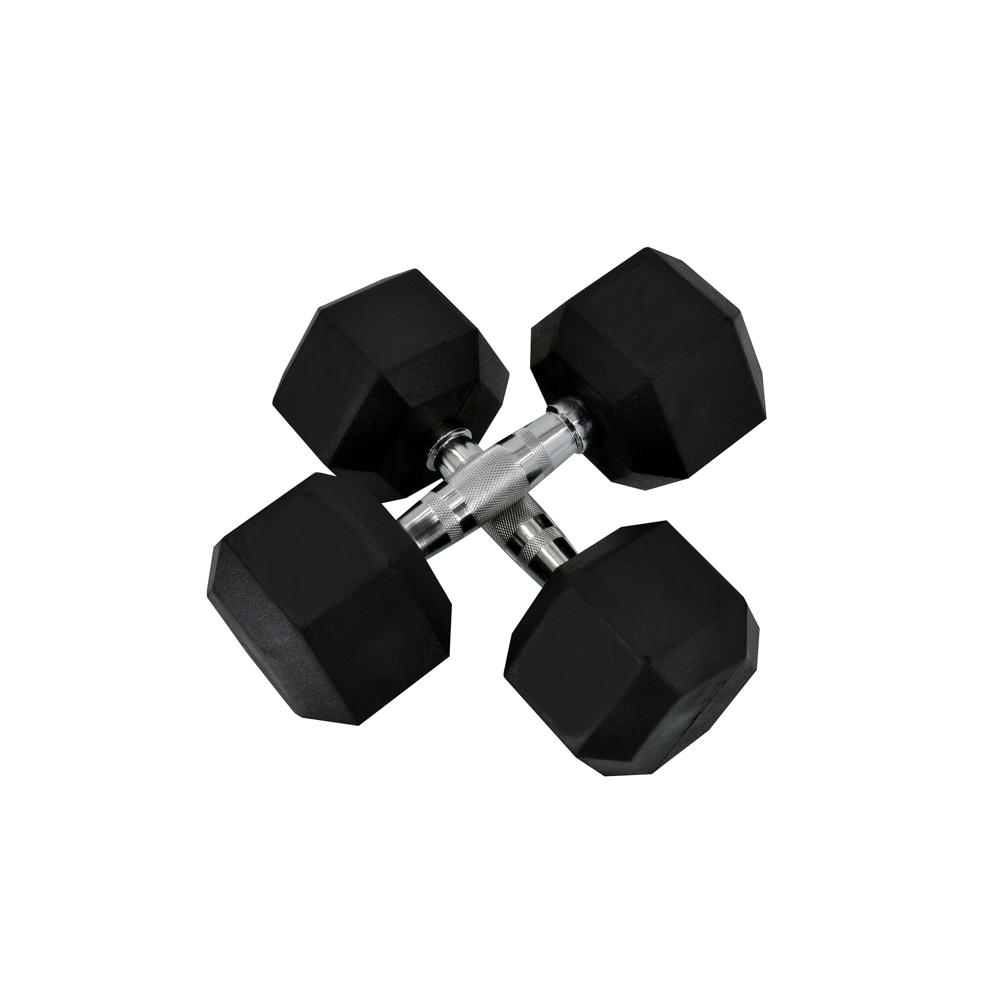 35 25 10 30 NEW CAP COATED RUBBER HEX DUMBBELLS select weight 15 20 40LB 