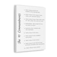 thumbnail image 2 of Scripture Walls 10 Commandments White Christian Wall Art Print Ready to Hang Unframed, 2 of 7