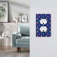 thumbnail image 5 of Fotbe Jellyfish colorful Print Duplex Receptacle Wall Plate, 1-Gang 5.0" x3.0" Wall Outlet Covers, Dual Outlet Faceplates Covers, Color-matched Screws Included-Style S, 5 of 6