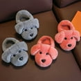 thumbnail image 5 of Kids Slippers Children's Winter Cute Cartoon Dog Design Slippers House Shoes House Shoes for Kids Watermelon Red 8 Years-9 Years, 5 of 5