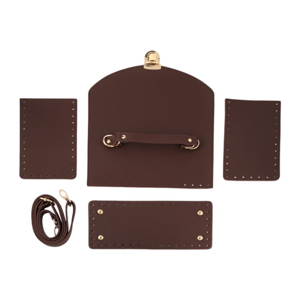 Bases para bolsos de crochet, manualidades, bricolaje, tejido, accesorios para bolsos, confección de carteras, para mujer Café