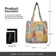 thumbnail image 2 of Bolso de mano de pana para mujer, bolso de pana para mujer, bolso de hombro reutilizable, bolso de hombro para compras, oficina, escuela, viajes, 2 of 5