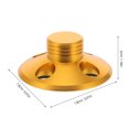 thumbnail image 2 of OFFIGAM Vinyl Accessories Featuring Record Weight Stabilizer With Golden Touch 1Set, 2 of 6