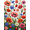 Red, Pattern 7, variant on ODIKA 4' x 6' Machine Washable Non-Slip Area Rug, vintage floral High Traffic Rug, Pink, 1287535