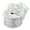 Silver, variant on Ribbon Traditions Glitter Swirl Scrolls Wired Ribbon 2 1/2" by 25 Yards - White / Silver