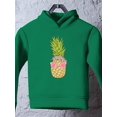 thumbnail image 3 of Pineapple With Glasses Hoodie Toddler -Image by Shutterstock,  2 Toddler, 3 of 4
