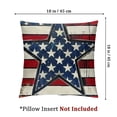 thumbnail image 4 of nygtbtfer Pillow Covers Buffalo Plaids American Flag Truck Throw Pillow Case Farmhouse Cushion Cover for Independence Day Memorial Day Home Office Sofa Couch White, 4 of 7