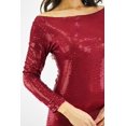 thumbnail image 3 of Vestido sexy de lentejuelas Roman Fashion /Juvenil, 3696 (Vino) vino G, 3 of 5