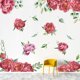 thumbnail image 1 of Un conjunto de bonitas pegatinas de pared de flores Calcomanías de pared para salas de estar Dormitorios Oficinas Decoración de pared TUNC Sencillez, 1 of 5