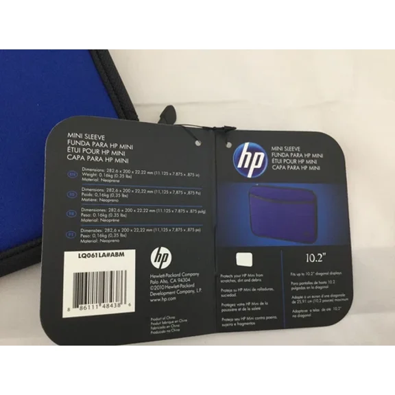 Hewlett Packard Hp Mini Sleeve - Notebook Sleeve - 10.1 - Blue