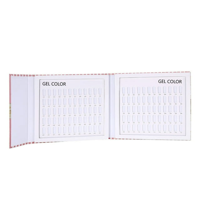 Tabla de Visualizació de Colores de Unas, Libro, Esmalte de Unas, Tarjeta de Visualización de Color de Gel, Tablero de decora de Umas para Salón y Uso