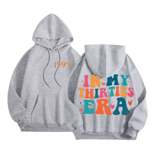 Chandail à Capuche Imprimé Graphique Manches Longues Confort Décontracté pour Tous les Jours Printemps Automne Mode Style Urbain