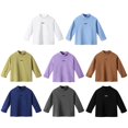 thumbnail image 7 of GYRATEDREAM Toddler Boys Girls Turtleneck Thermal Shirt Top Kids Long Sleeve Warm Elastic Base Layer Casual Undershirts Children Fall Winter Clothes White for 2-13 Years, 7 of 7