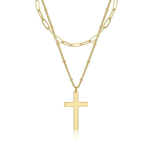 Guys deals cross necklace