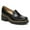 Black, variant on Women Round Toe Platform Loafers Slip On Low Chunky Block Heels Comfortable Daily Work Pumps Shoes Size 9.5 Silver