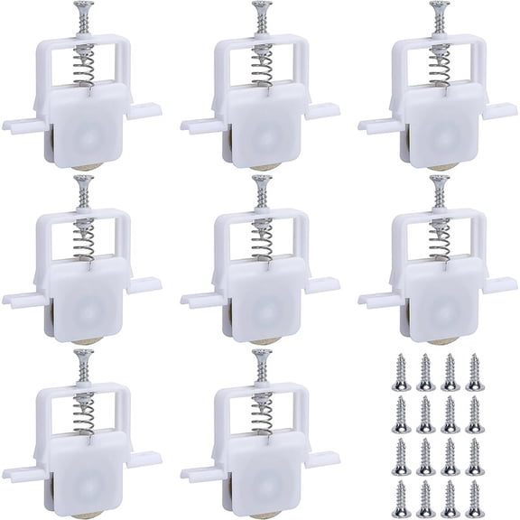 Ebaokuup8 Pcs Screen Door Roller Wheel Replacements, Sliding Screen Door Rollers for B691 and B695, Screen Door Wheel Replacements Hardware with 1 Inch Concaved Steel Ball Bearing