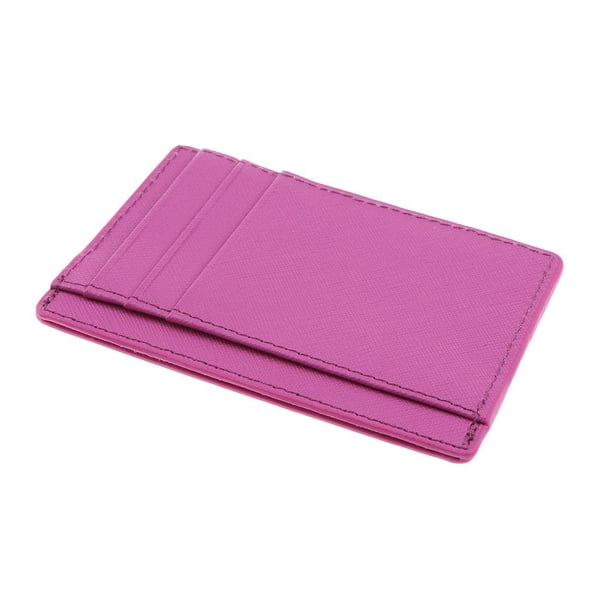 Almacenamiento de Tarjetas Monedero en Efectivo Entradas de Titular de La Identificación para Mujeres Hombres Viajes Al Aire Libre Rosado Zulema Travel Pass Holder