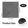 thumbnail image 2 of 4PC Plastic Canvas Sheets 30x30cm Square Mesh Sheets Black Plastic Needlepoint for Embroidery Crafting Yarn Knit Crochet, 2 of 6