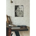 thumbnail image 2 of Epic Art 'Night Hamsa II' by Chariklia Zarris Acrylic Glass Wall Art, 12"x16", 2 of 2