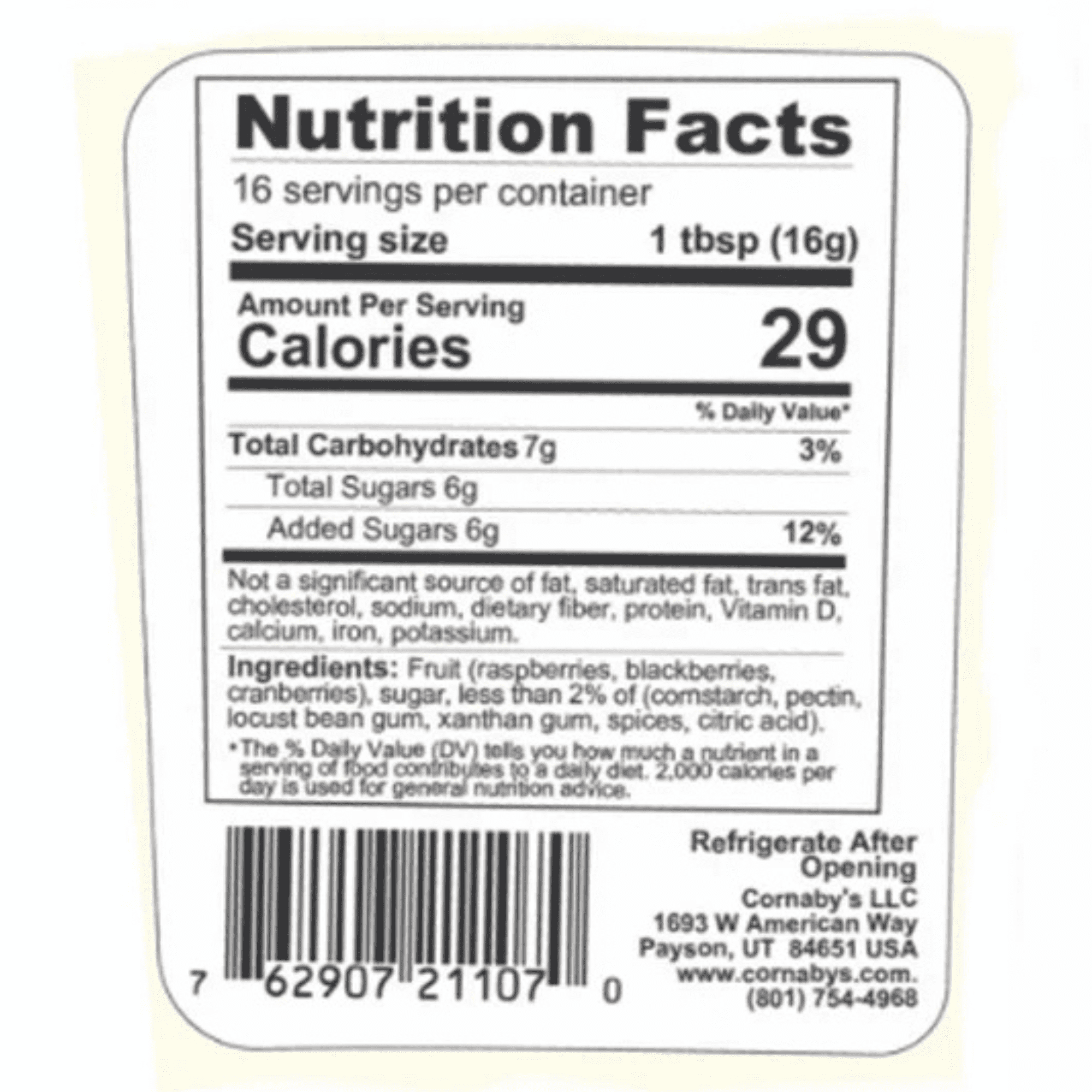 Cornaby’s Gourmet Cinnamon Spice Berry Jam, 8.75 Oz, 3 Pack – Gluten-Free, Non-Gmo, No Corn Syrup, Twice the Fruit, Half the Sugar