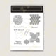 thumbnail image 3 of Sellos transparentes de copo de nieve y bendiciones de Feliz Navidad, juegos de troqueles de corte de Metal para manualidades DIY, fabricación de tarjetas de felicitación, álbum de recortes, nuevo, 3 of 4
