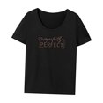 thumbnail image 3 of Camiseta Para Mujer, Cuello Redondo, Suave, Verano, Para El Trabajo, Uso Diario, Deportes M, 3 of 7