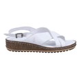 thumbnail image 2 of Hush Puppies Womens Elena Leather Wedge Sandal, 2 of 3
