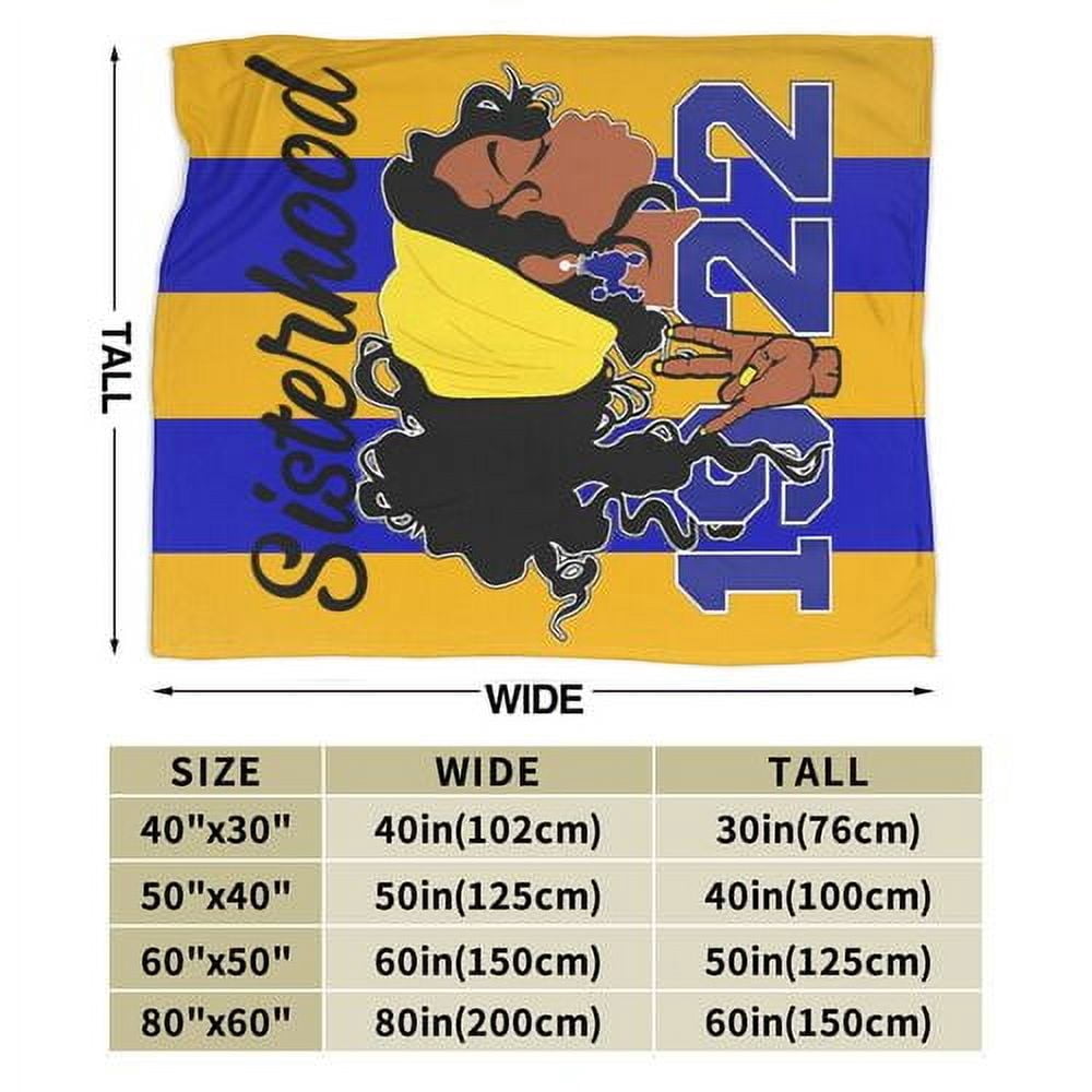 Sigma Gamma Rho Blanket Sigma Gamma Rho Sorority Paraphernalia Gifts for Women Lightweight Flannel Throw Blankets 1922 Poodle Gifts
