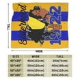 thumbnail image 2 of Sigma Gamma Rho Blanket Sigma Gamma Rho Sorority Paraphernalia Gifts for Women Lightweight Flannel Throw Blankets 1922 Poodle Gifts, 2 of 6