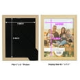 thumbnail image 5 of Woodgrain 8 in. x 10 in. Natural Wood Picture Frame, 5 of 7