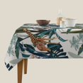 thumbnail image 3 of Wukai Hawaiian Style Waterproof Tablecloth for Kitchen Dining, Fits Square Tables for 2-4 Seats -54"x54", 3 of 7
