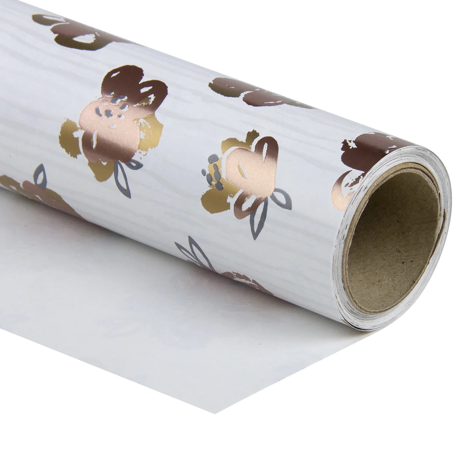 WRAPAHOLIC Wrapping Paper Roll - Rose Gold Floral, Dandelion, Lines and  Polka Dots for Wedding, Birthday, Baby Shower - 4 Rolls - 30 inch X 120  inch