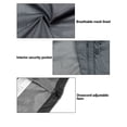 thumbnail image 5 of Little Donkey Andy Men's Waterproof Rain Jacket Outdoor Lightweight Rain Shell Coat for Hiking,Golf,Travel Gray Size M, 5 of 6