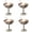 Tall, variant on ABPETE Stainless Steel Ice Cream Bowls 7 Oz, Footed Dessert Cups with Wide Base for Sundae, Pudding, Snack, Salad, Party, Home & Bar Use, Dishwasher Safe (1, Short)