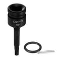 thumbnail image 1 of Socket de Bit Hexagonal de Impacto de 1/2" Uxcell de 6mm de Acero CR-MO con Pasador de Seguridad para Adaptador de Conductores de Taladro Eléctrico, 1 of 7