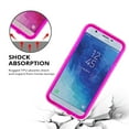 thumbnail image 6 of FIEWESEY Case for Samsung Galaxy J7 2018,3 in1 Layers Hybrid Liquid Glitter Flowing Quicksand case Clear Soft Shockproof TPU Slim Protective Cover for Samsung Galaxy J7 2018(Pink), 6 of 7