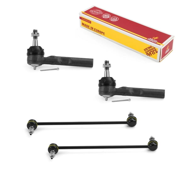 Metrix Premium Chassis Parts - 4 PC Outer Tie Rod End & Front Sway Bar Stabilizer End Link Kit Fits 05-06 Buick Terraza FWD, 07-09 Chevrolet Uplander, 05-07 Saturn Relay, ES3455 K80852