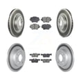 thumbnail image 1 of Transit Auto Front Rear Coated Disc Brake Rotors and Semi-Metallic Pads Kit for Car Mini Cooper Countryman S ALL4 KGS-102520, 1 of 11