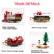 thumbnail image 4 of Tren de juguete navideño, vías de tren, juguete a pilas, tren de Navidad para niños., 4 of 8