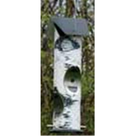 Vari Crafts Woodland Series Bird Feeder White 2 Pound Log 2t
