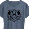 thumbnail image 3 of Corpse Bride - Bride Portrait with Crows & Skulls - Women's Short Sleeve Graphic T-Shirt, 3 of 5