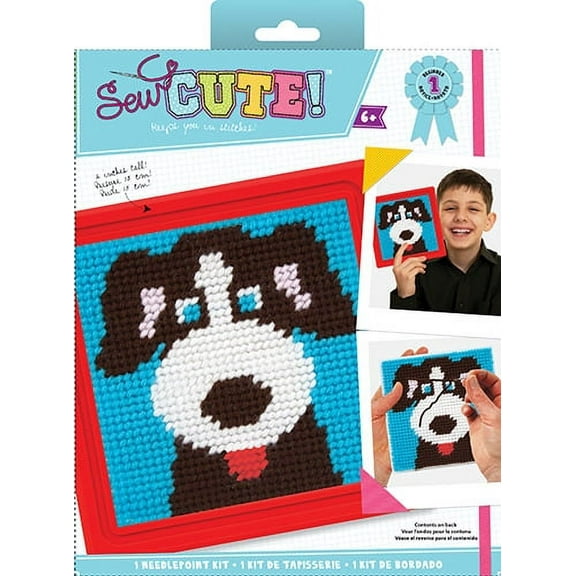Colorbok Sew Cute Needlepoint Dog Kit