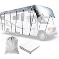 thumbnail image 1 of Camper Cover Waterproof 210D Oxford Cloth Truck Camper Cover Foldable Storage, Easy to Clean Rv Covers Class C Rv Cover,Grey-9.5m×3m, 1 of 1