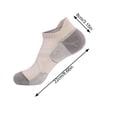 thumbnail image 2 of Merino Wool Running Socks No Show Athletic Footwear Low Cut Hiking Socks for Men Women Jogging Travel and High Impact Sports, 2 of 3