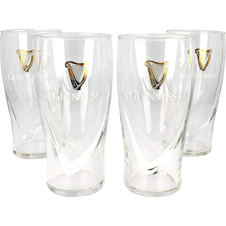 Set Of 4 20oz Tulip Pint Glasses Pub Draught 