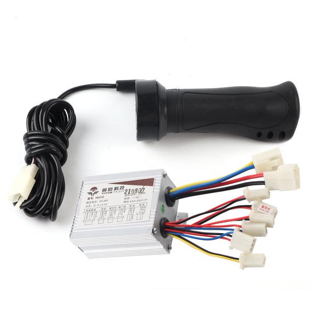 BOROCO Controlador De Motor De Scooter, Controlador/Velocidad De Motor De CC Cepillado Empuñaduras De Acelerador De 500 W para Scooter De Bicicleta Eléctrica Triciclo Eléctrico Regulador(36V500W)