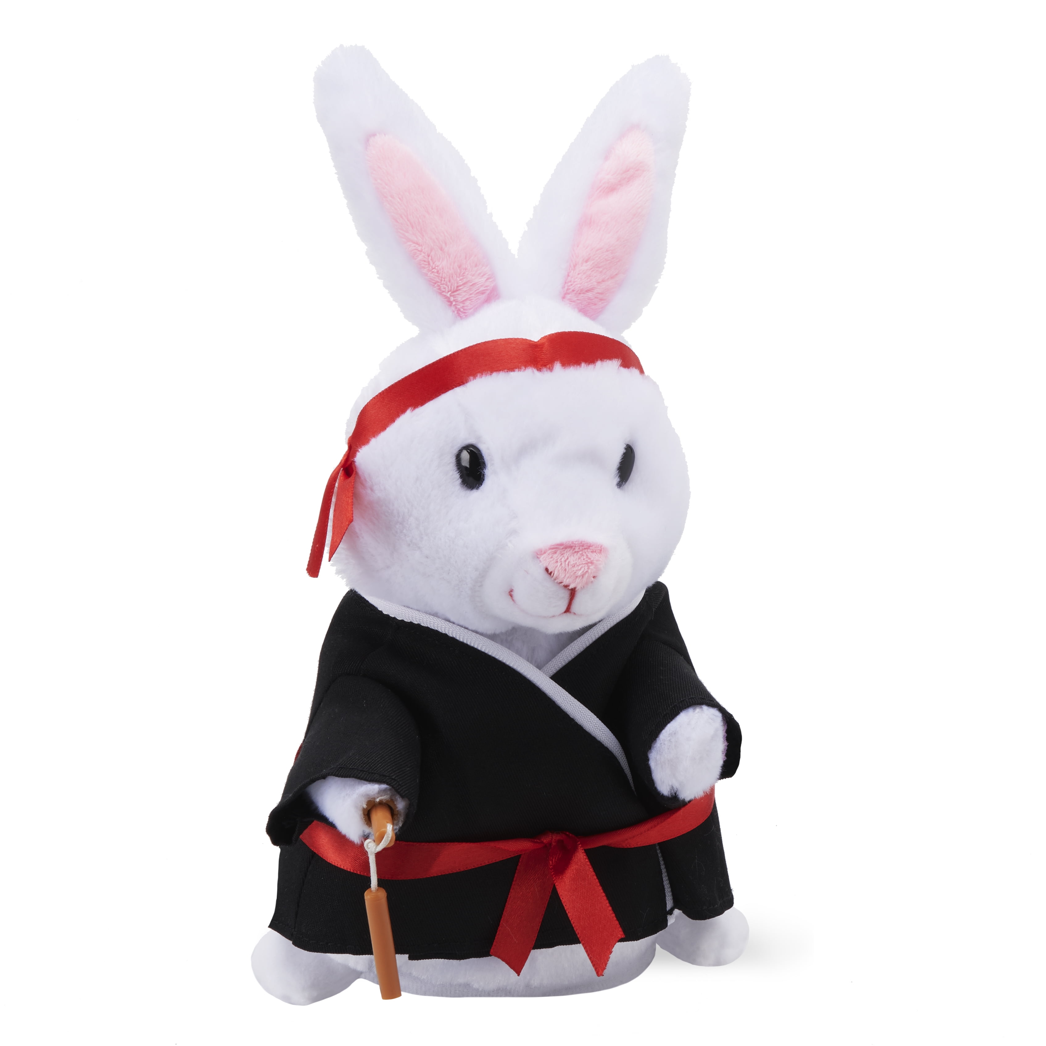 Way to Celebrate Animated Easter Kung Fu Bunny Plush