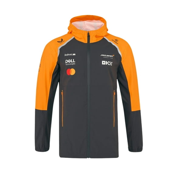 McLaren F1 2025 Team Lightweight Rain Jacket - Phantom