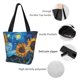 thumbnail image 4 of Disketp Starry Night Sunflower Field Bolsa de Hombro Casual para Mujer, Bolso Cruzado para Compras, Viajes y Uso Diario, 4 of 6