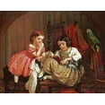 thumbnail image 2 of Lambdin, George CoMuseuman 14x12 White Modern Wood Framed Museum Art Print Titled - An Enchanting Tale, 2 of 4